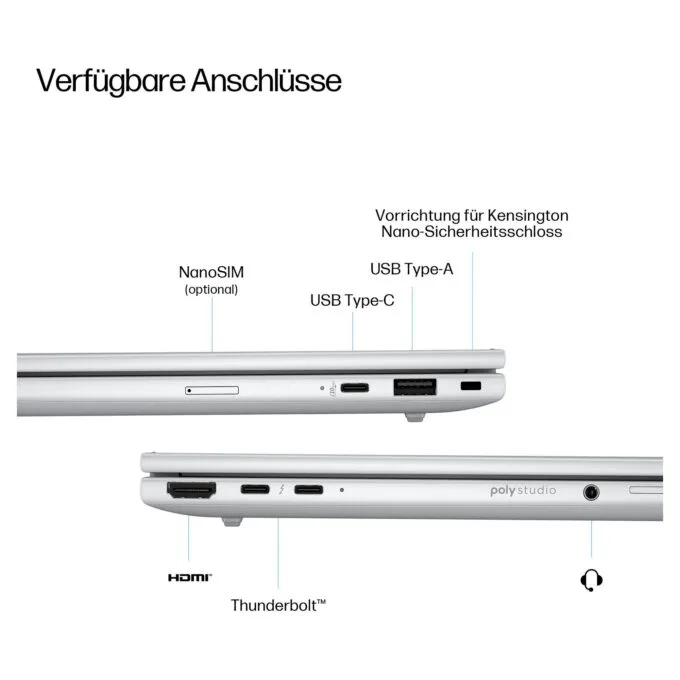 HP EliteBook 8 G1i CU5 225U/16GB/1TBSSD/W11 Pro 1J Gar (DE) — image 4
