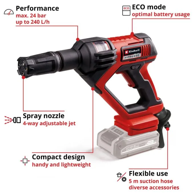 Einhell HYPRESSO 18/24-1 pressure washer — image 5