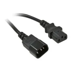Synergy 21 1m - C14/C13 - 1m - C14 coupler - C13 coupler - 250 V - 10 A - Black