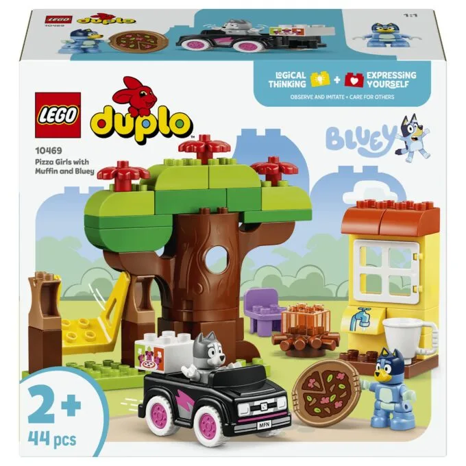 LEGO DUPLO Pizza-Schwestern mit Muffin und Bluey — image 1