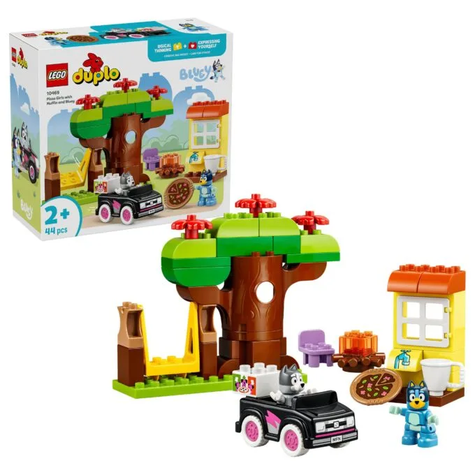 LEGO DUPLO Pizza-Schwestern mit Muffin und Bluey — image 11