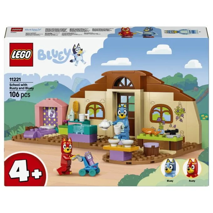LEGO Schule mit Rusty und Bluey — image 1