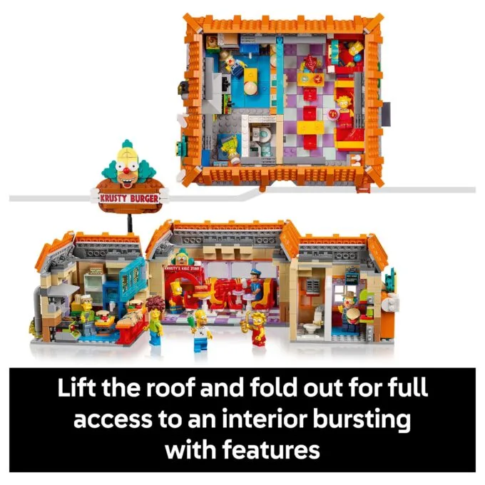 LEGO ICONS The Simpsons: Krusty Burger — image 37