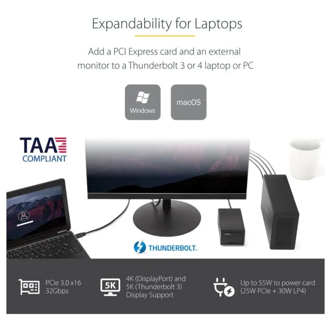 StarTech.com TB31PCIEX16 laptop dock/port replicator — image 7