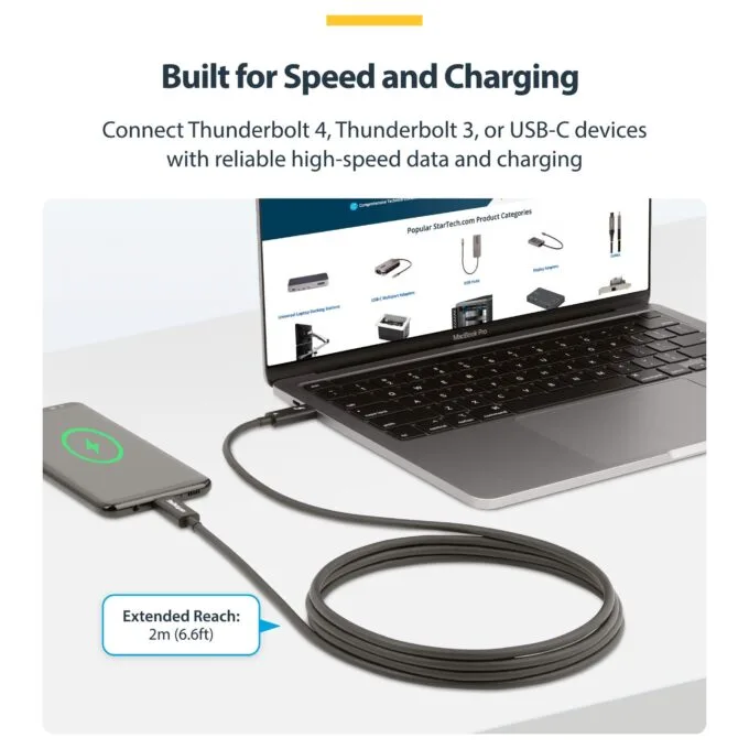 StarTech.com A40G2MB-TB4-CABLE Thunderbolt cable — image 13