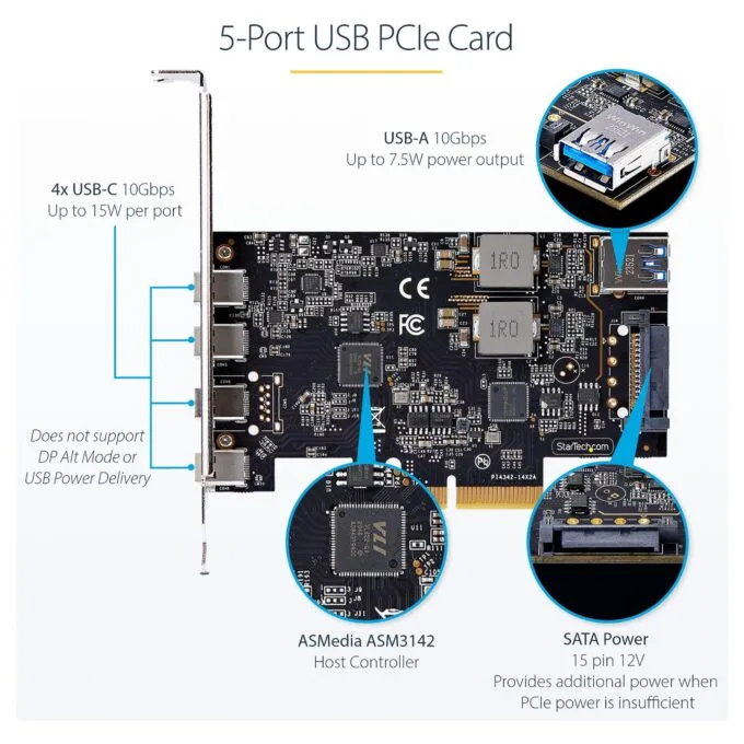 StarTech.com PS4C3IA3-USB-C-CARD interface cards/adapter — image 10