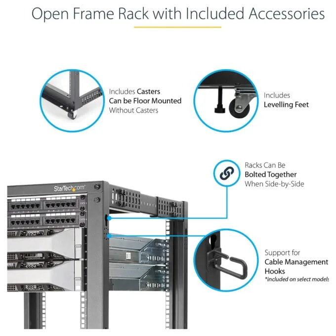 StarTech.com 4POSTRACK15U rack cabinet — image 12