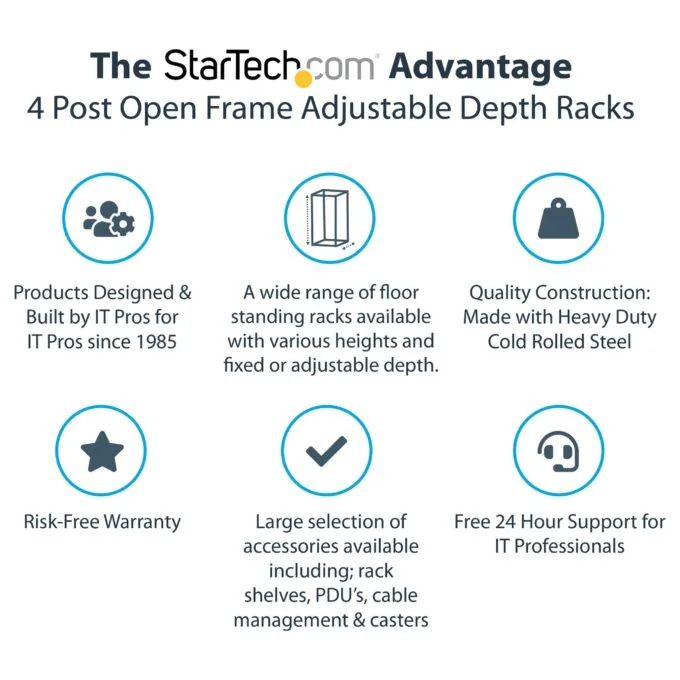 StarTech.com 4POSTRACK15U rack cabinet — image 8