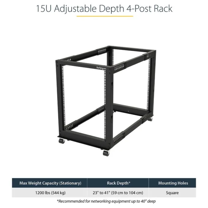 StarTech.com 4POSTRACK15U rack cabinet — image 9