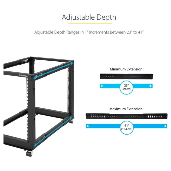 StarTech.com 4POSTRACK15U rack cabinet — image 10