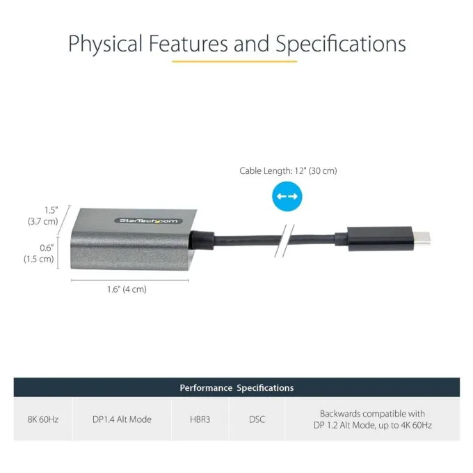 StarTech.com CDP2DPEC USB graphics adapter — image 4