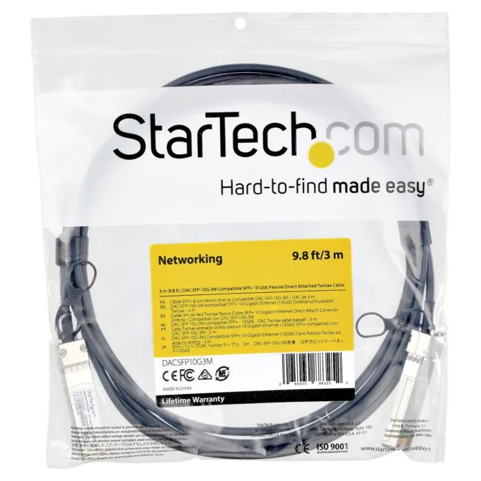 StarTech.com DACSFP10G3M InfiniBand/fibre optic cable — image 4