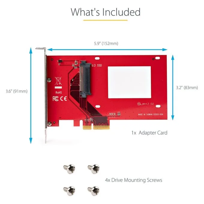 StarTech.com PEX4SFF8639U3 interface cards/adapter — image 12