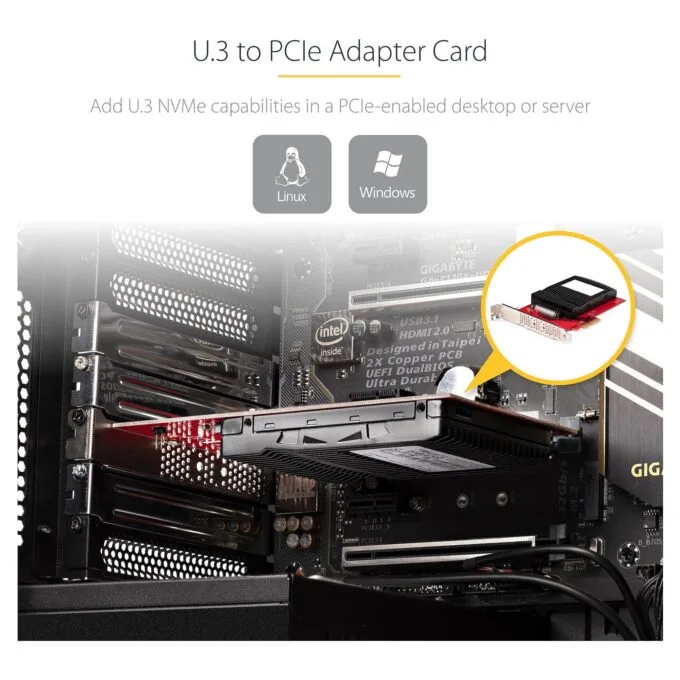 StarTech.com PEX4SFF8639U3 interface cards/adapter — image 9