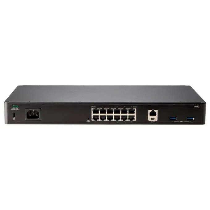 HPE Aruba Networking 9012 (RW) 12xGbE 6xPoE+ Branch 2K Clients - 32 APs Gateway gateway/controller — image 3