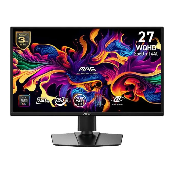MSI MAG 272QPDE QD-OLED X24 computer monitor — image 1