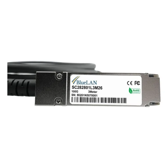 BlueOptics DAC-Q28-100G-1M-BL InfiniBand/fibre optic cable — image 3