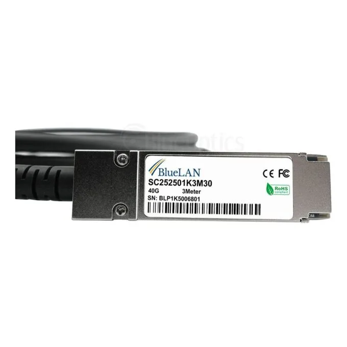 BlueOptics QSFP-40G-C1M InfiniBand/fibre optic cable — image 3