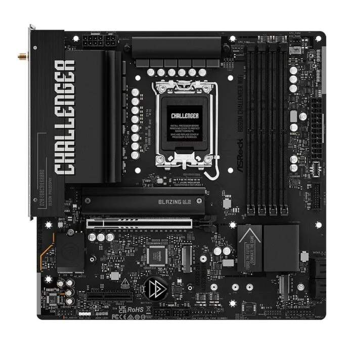 ASRock B860M Challenger WiFi 1851 mATX HDMI/DP DDR5 — image 2