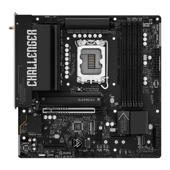 ASRock B860M Challenger WiFi 1851 mATX HDMI/DP DDR5 — image 3