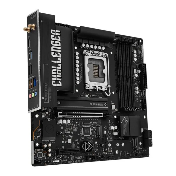 ASRock B860M Challenger WiFi 1851 mATX HDMI/DP DDR5 — image 4