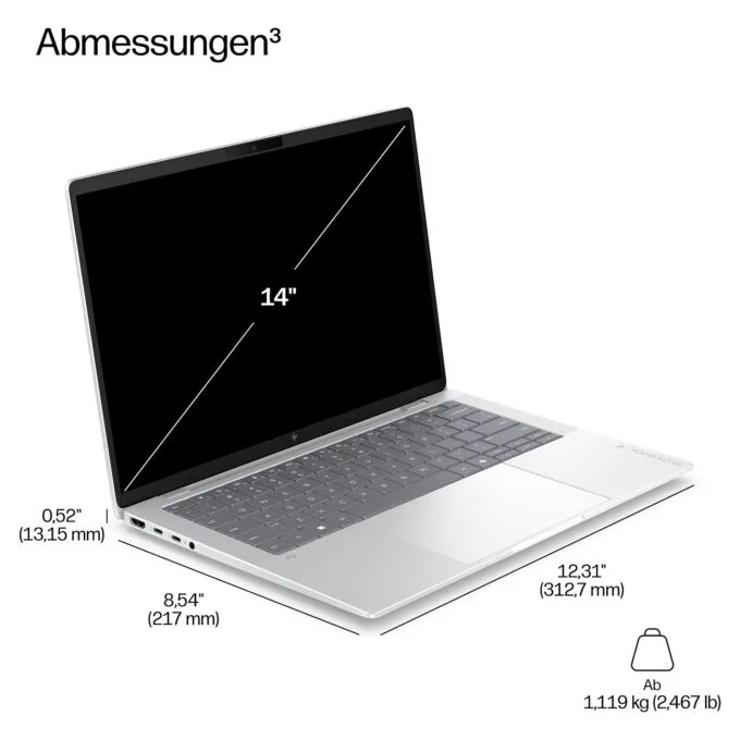 HP EliteBook X G2a RYZ AI 7 PRO 450/32GB/1TBSSD/W11 Pro LTE 5G — image 3