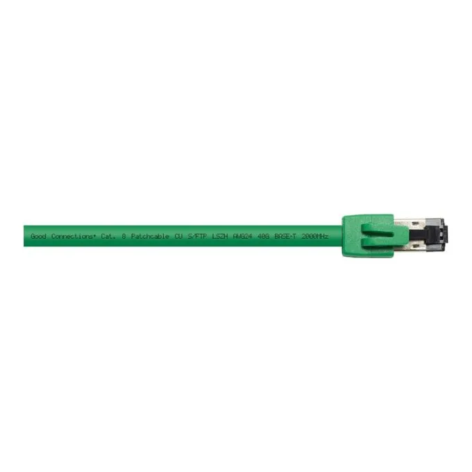 RNS® Patchkabel Cat. 8.1, S/FTP, PiMF, halogenfrei (LSZH), 2000MHz, 40Gbit/s, grün, 5m, Good Connections® — image 3