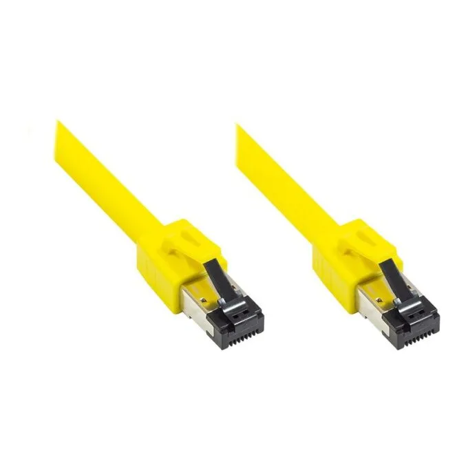 RNS® patch cable Cat. 8.1, S/FTP, PiMF, halogen-free (LSZH), 2000MHz, 40Gbit/s, yellow, 5m, Good Connections® — image 1