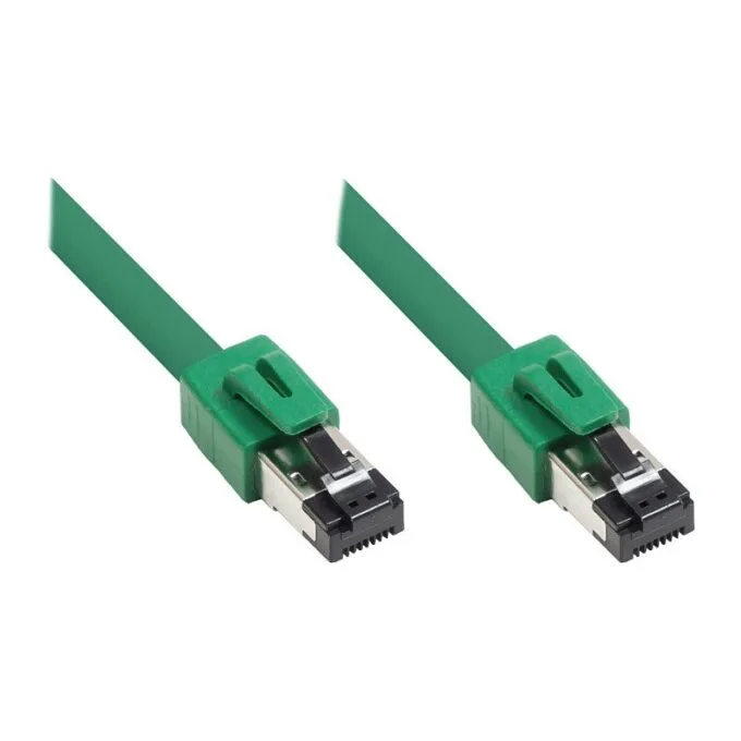 RNS® Patchkabel Cat. 8.1, S/FTP, PiMF, halogenfrei (LSZH), 2000MHz, 40Gbit/s, grün, 7,5m, Good Connections® — image 1