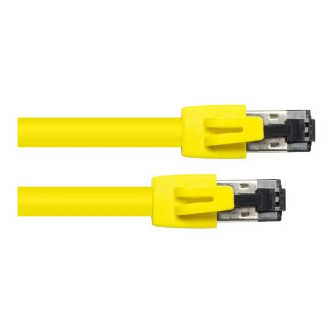 RNS® patch cable Cat. 8.1, S/FTP, PiMF, halogen-free (LSZH), 2000MHz, 40Gbit/s, yellow, 10m, Good Connections® — image 2