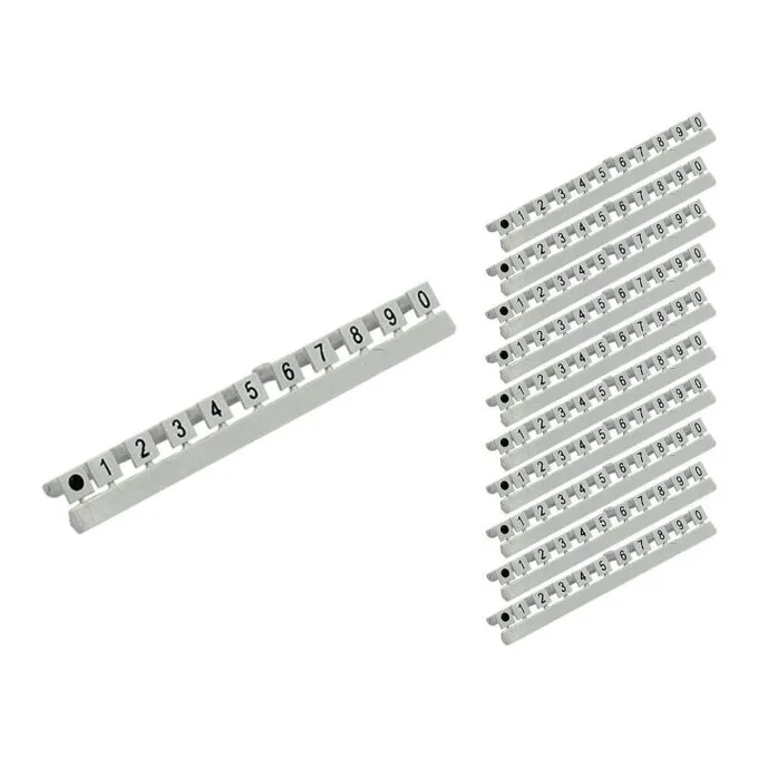 Number markings for LC LWL cables, marking 0 to 9, 10 set, Good Connections® — image 1