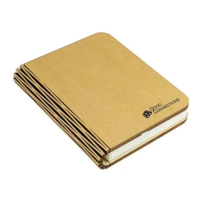 LED Lightbook [M] ahornfarben, 145 x 116 x 25 mm, Good Connections® — image 1