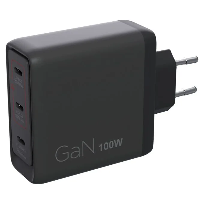 N Lenovo Multi-Port USB-C 100W GaN-Ladegerät/ Netzteil Schwarz inkl. USB-C Kabel (1,8m) — image 6