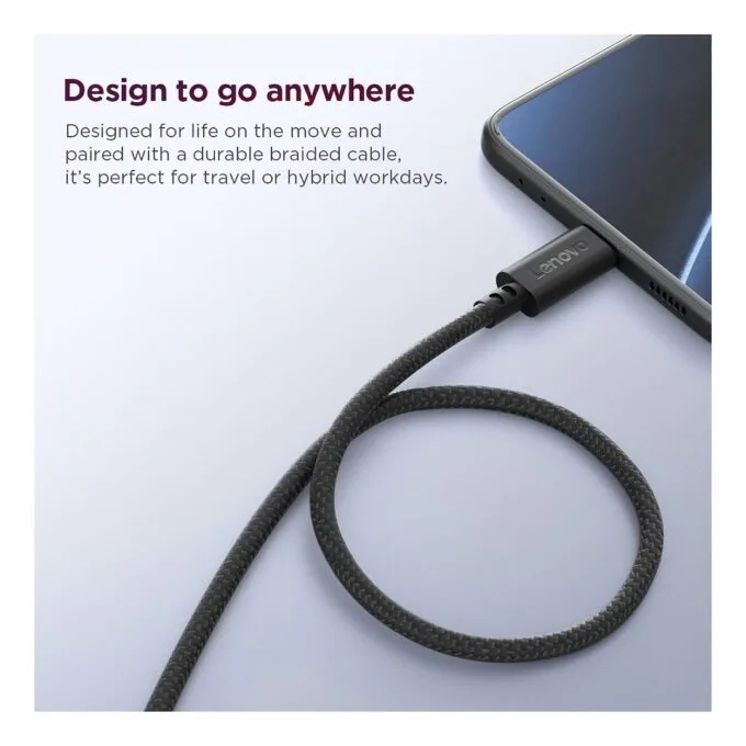 N Lenovo Multi-Port USB-C 100W GaN-Ladegerät/ Netzteil Schwarz inkl. USB-C Kabel (1,8m) — image 10