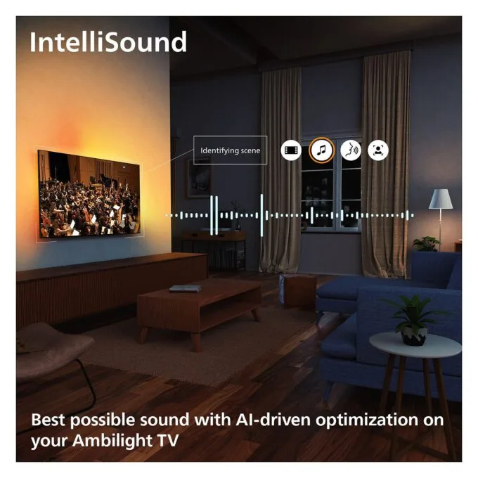 189,0cm/75" (3840x2160) Philips 75MLED910/12 4K QD MiniLED 120Hz HDMI USB WLAN Bluetooth Ambilight HDR10+ Dolby Vision Black — image 16