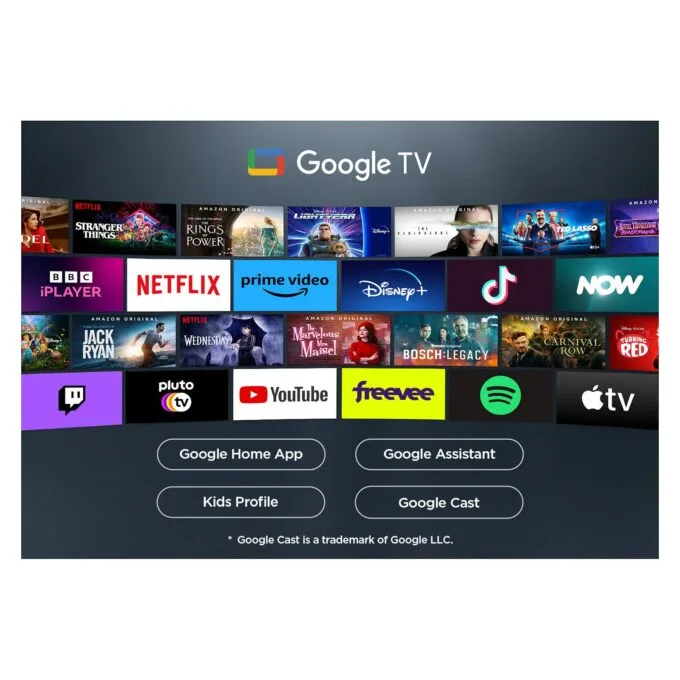 139.7cm/55" TCL 55V6C 4K UHD HVA HDR10 MEMC HDMI 2.1 Google TV — image 7