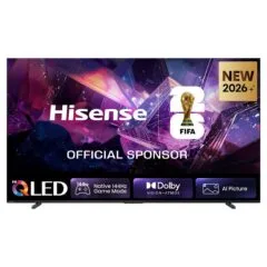 253.0cm/100" (3840x2160) Hisense 100Q7S PRO Smart TV 4K Hi-QLED 6ms 144Hz HDMI USB LAN HDR VESA WiFi Bluetooth Black/Grey
