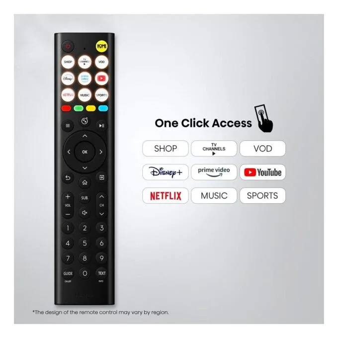 80,0cm/32" (1366x768) Hisense 32A49S Smart TV HD DLED 8,5ms 60Hz HDMI USB LAN HDR VESA WiFi Black — image 10