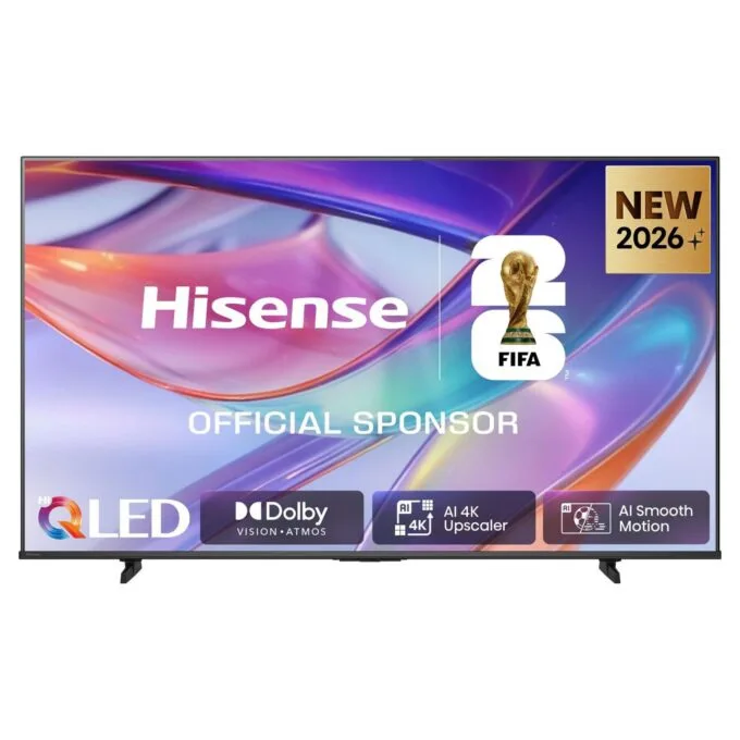 126.0cm/50" (3840x2160) Hisense 50Q7S Smart TV 4K Hi-QLED 9,5ms 60Hz HDMI USB HDR WiFi Bluetooth Black — image 1