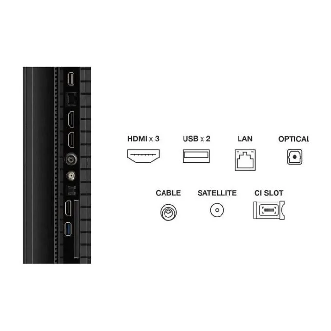 190,5cm/75" TCL 75T6C QLED TV 4K UHD HVA HDR10+ Dolby Vision HDMI 2.1 Google TV — image 5