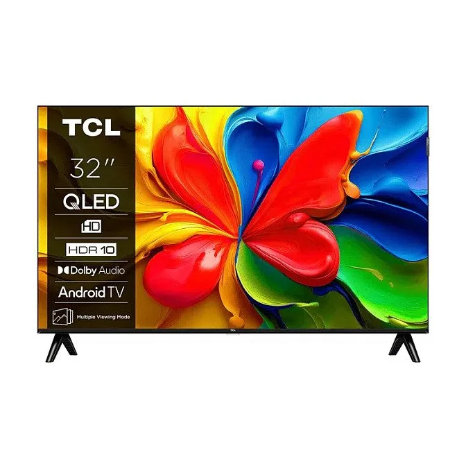 32" TCL 32V4C 80 cm black, WXGA, Triple Tuner, Android TV — image 1