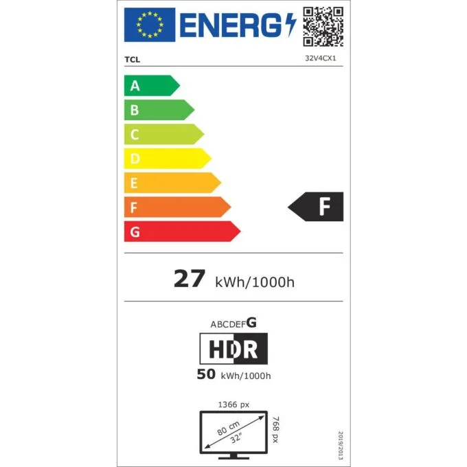 32" TCL 32V4C 80 cm black, WXGA, Triple Tuner, Android TV — image 14