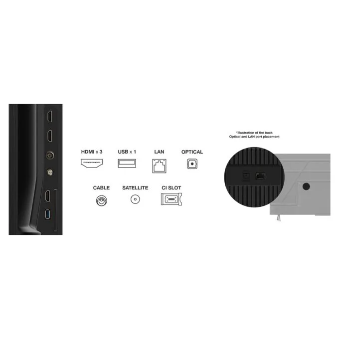 50" TCL 50T69C 126 cm, black, UltraHD/4K, Triple Tuner, Google TV — image 12