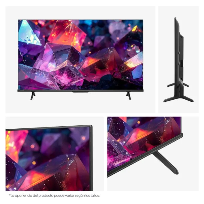 215.0cm/85" (3840x2160) Hisense 85E7S PRO Smart TV 4K Hi-QLED 6ms 144Hz HDMI USB HDR WiFi Bluetooth Black/Grey — image 3