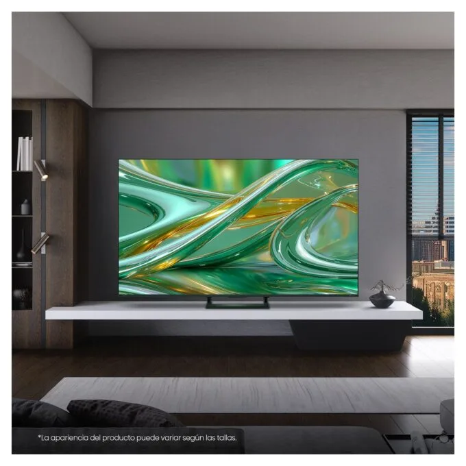 189.0cm/75" (3840x2160) Hisense 75E8S Smart TV 4K ULED 8ms 144Hz HDMI USB HDR WiFi Bluetooth Black/Grey — image 2