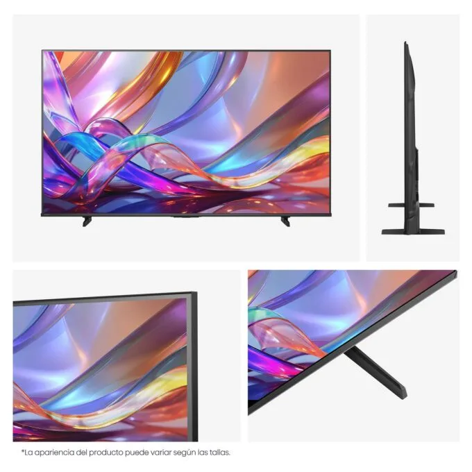 189.0cm/75" (3840x2160) Hisense 75E7S Smart TV 4K Hi-QLED 10ms 60Hz HDMI USB HDR WiFi Bluetooth Black — image 2
