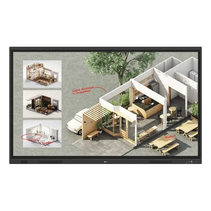 LG CreateBoard 65TR3DQ-B Signage Touch Display 165 cm (65 inches) — image 1