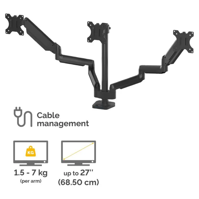 Fellowes Platinum Series 8042601 monitor mount / stand — image 3