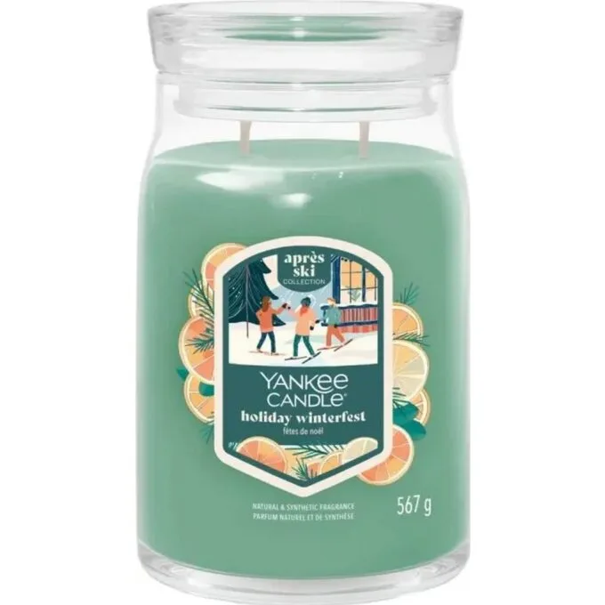 Yankee Candle Signature Holiday Winterfest Świeca Duża 567g — image 1