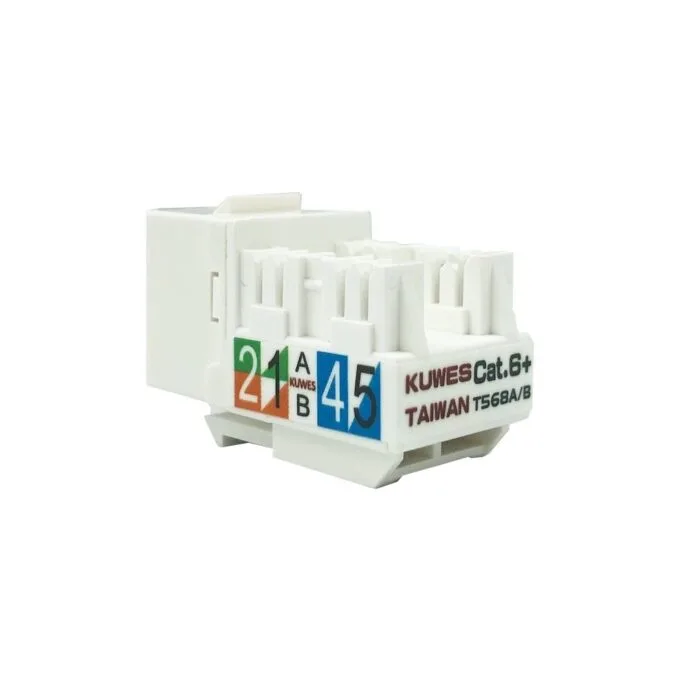 Kuwes Keystone Jack CAT6 UTP for Snap-In Patch Panel — image 3